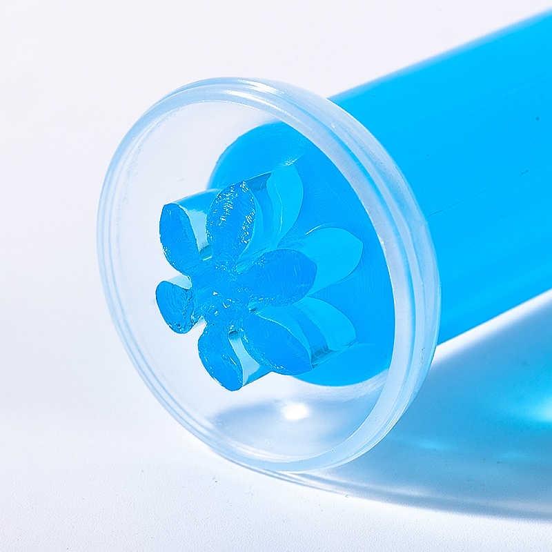 Ống gel loại xịn thơm khử trùng, mùi bồn cầu dạng thạch hình bông hoa với 6 mùi thơm cho nhà vệ sinh
