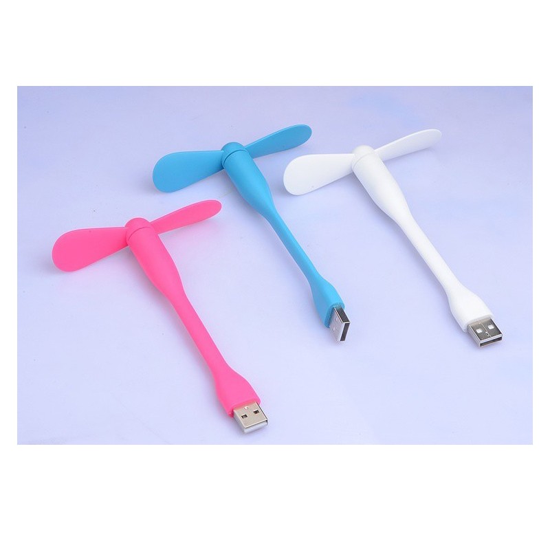 Quạt mini 2 cánh cắm cổng laptop, điện thoại, sạc dự phòng thuận tiện