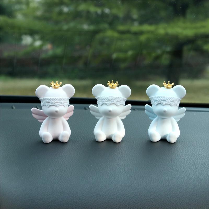 Kẹp Khuếch Tán Nước Hoa Gắn Lỗ Thông Gió Xe Hơi Hình Gấu Sáng Tạo
