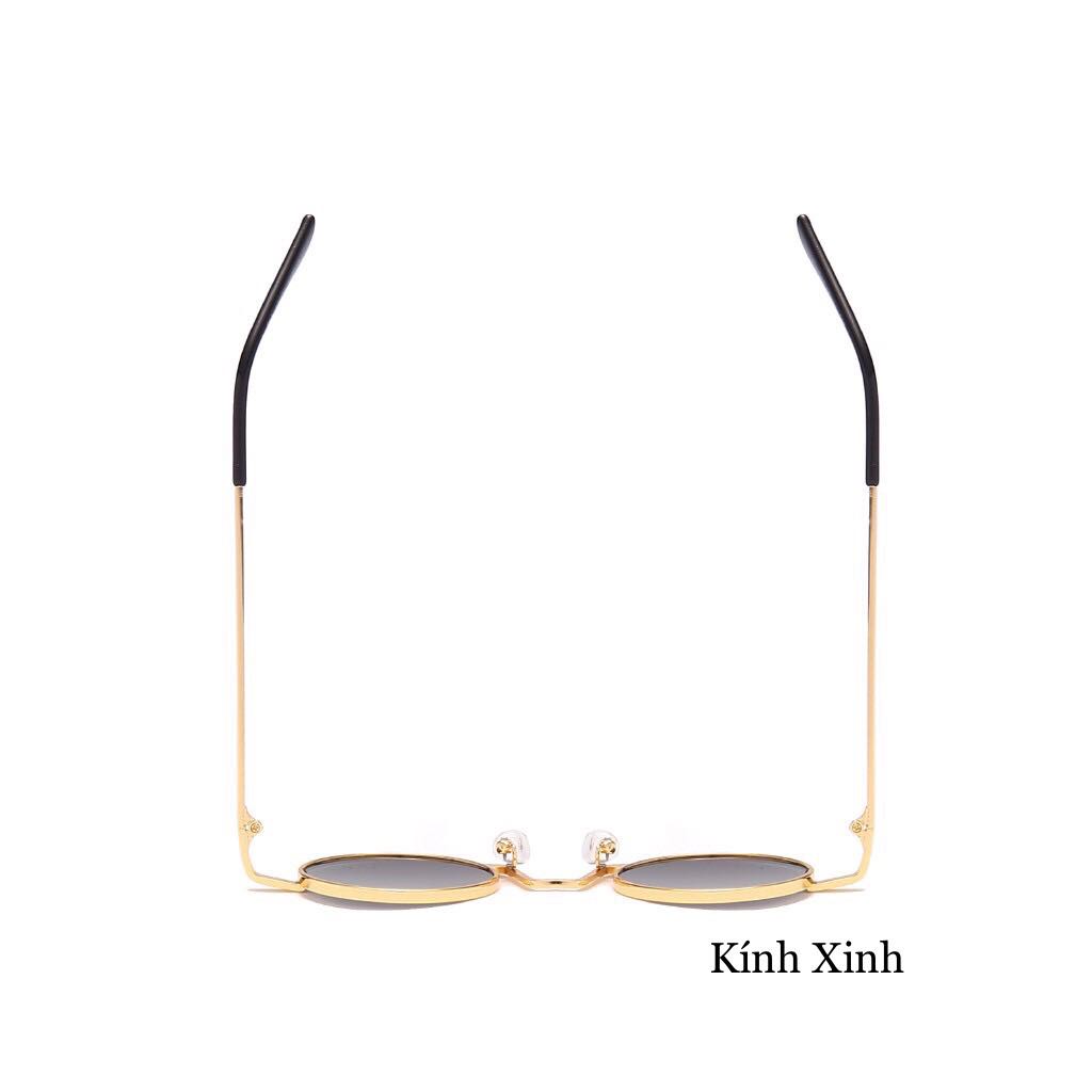 Kính râm Mắt tròn mini siêu nhỏ chống nắng uv cực chất