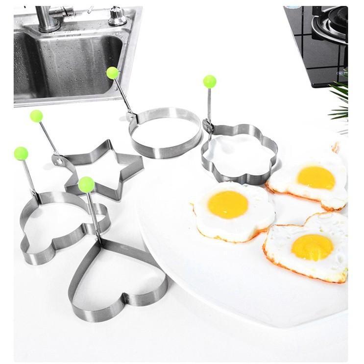 Khuôn Rán Trứng, Rán Bánh Set 5 Cái - Hàng Loại 1