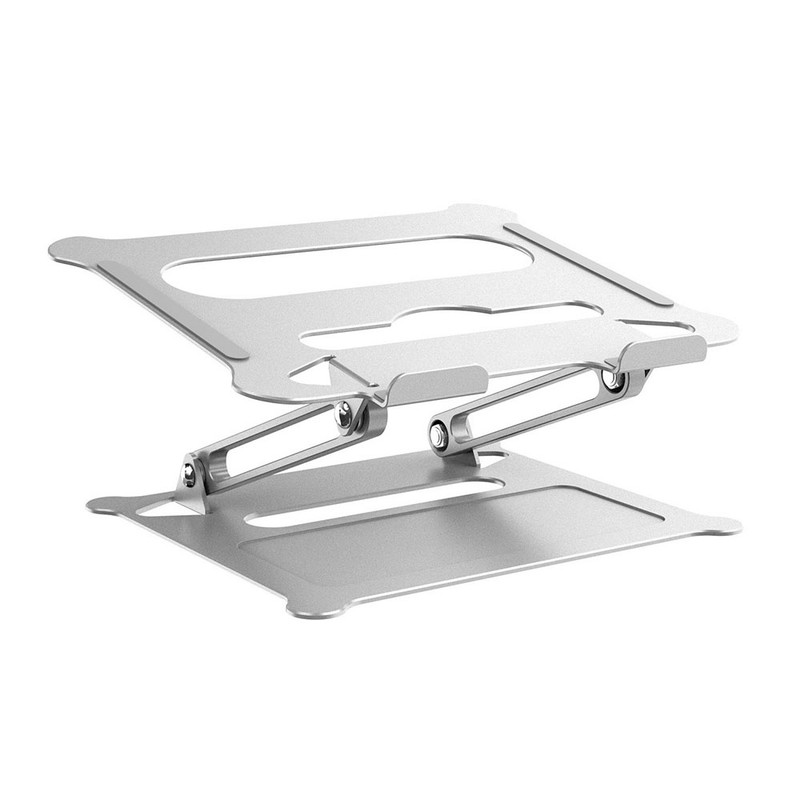 Adjustable Aluminum Laptop Stand Ergonomic Multi-Angle Desk Laptop Holder w/Heat-Vent for Notebook MacBook Dell HP More 10-17.3"