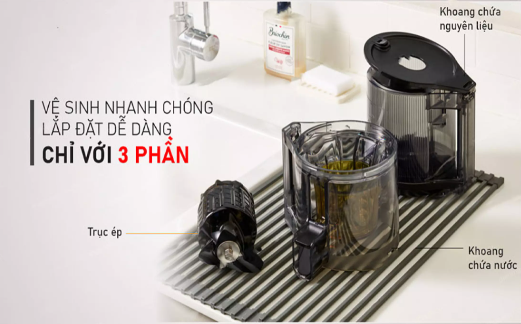 Máy Ép Chậm Hurom H300, Máy Ép Trái Cây, Hoa Quả, Máy Làm Kem Tươi Tại Nhà, Nội Địa Hàn