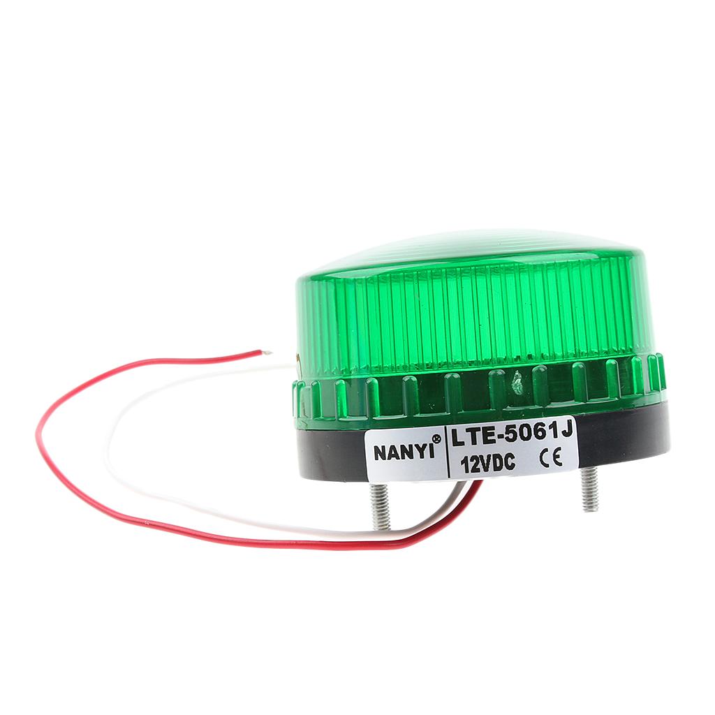 Emergency Warning LED Light Strobe Beacon Lamp Safety Alarm Green