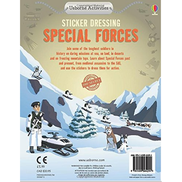 Sách tiếng Anh - Usborne Sticker Special Forces