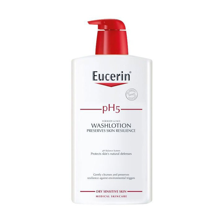 Sữa tắm dành cho da nhạy cảm Eucerin pH5 Washlotion (1000ml)