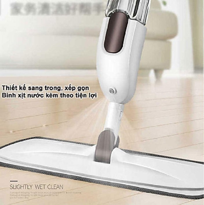 Cây Lau Nhà Đa Năng Thông Minh 2 in 1 Có Bình Xịt Nước Tự động Spray Mop