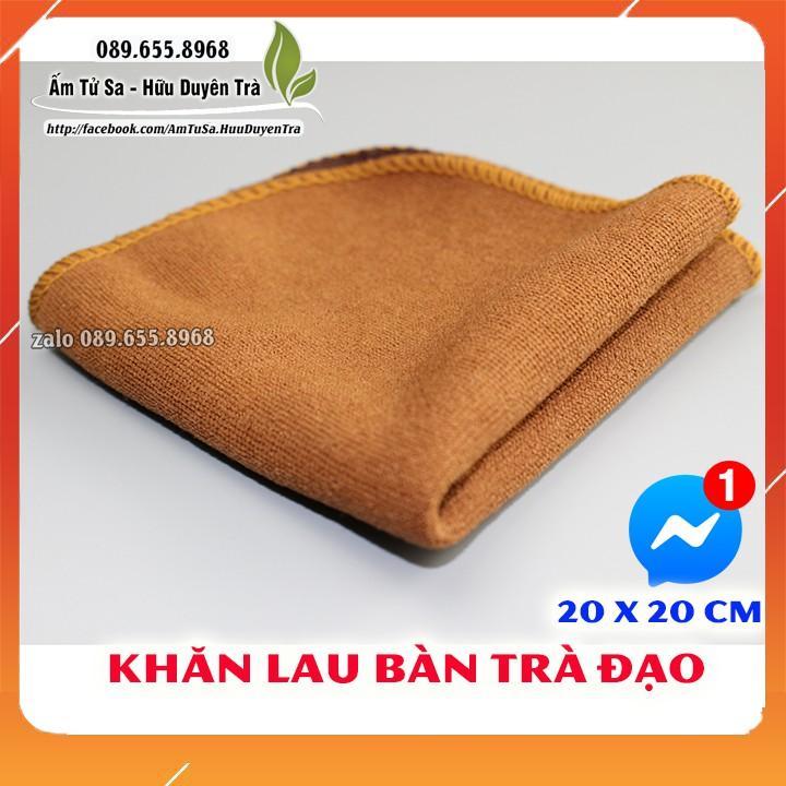 Khăn lau ẤM TỬ SA - đạo cụ trà đạo cùng ấm tử sa nghi hưng cao cấp - pha trà, trà đạo - trà ô long, thái nguyên