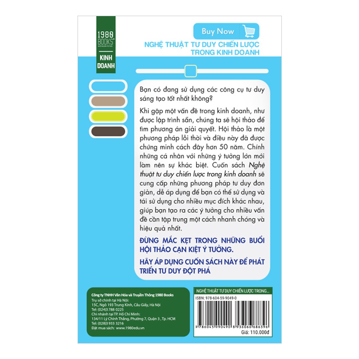 Cuốn Sách Cực Hay Giúp Bạn Phát Triển Tư Duy Đột Phá: Nghệ Thuật Tư Duy Chiến Lược Trong Kinh Doanh; Tặng Kèm Bookmark Sáng Tạo