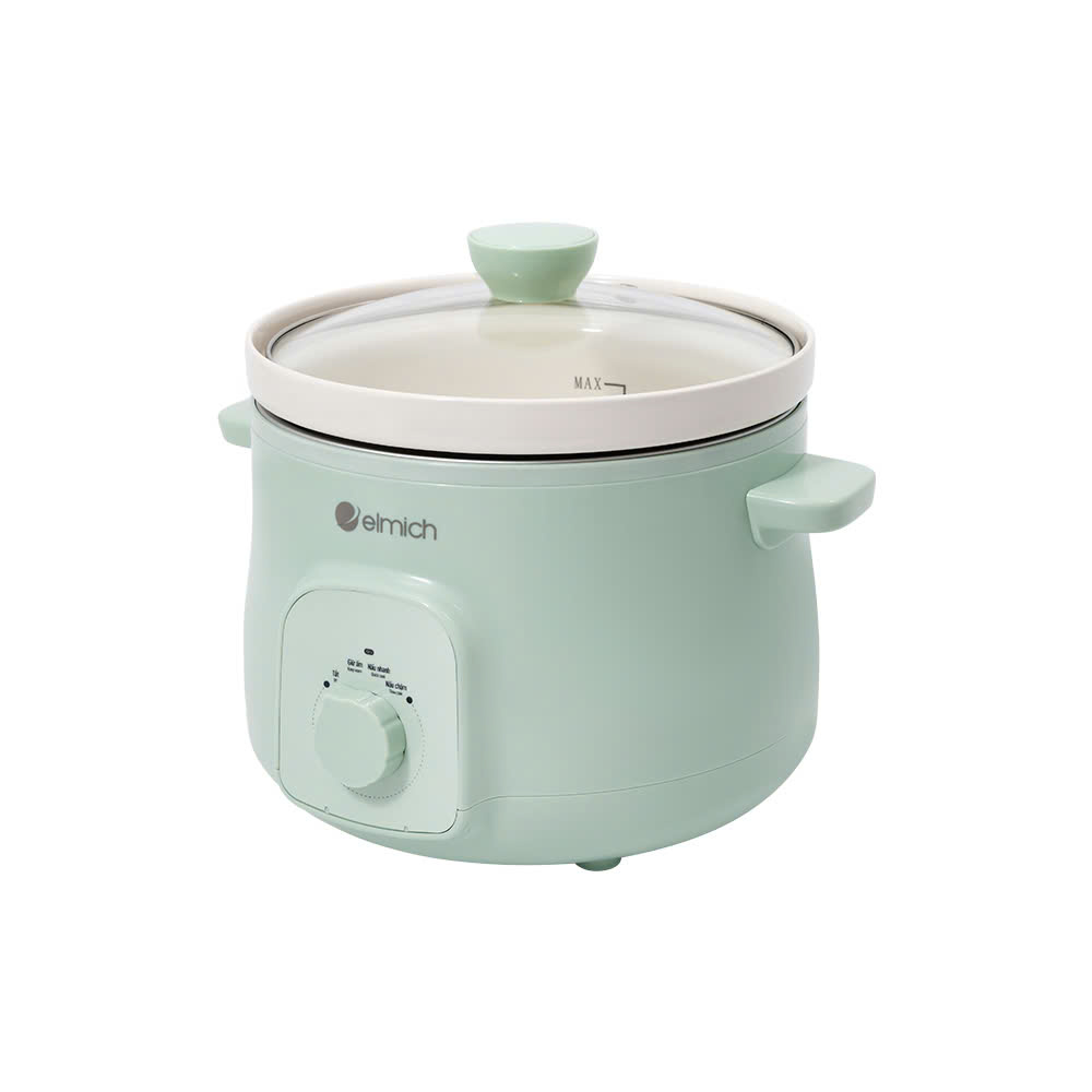 Nồi nấu chậm 3L Elmich SCE0489 - Hàng chính hãng (Trùng mã 4111470469841)