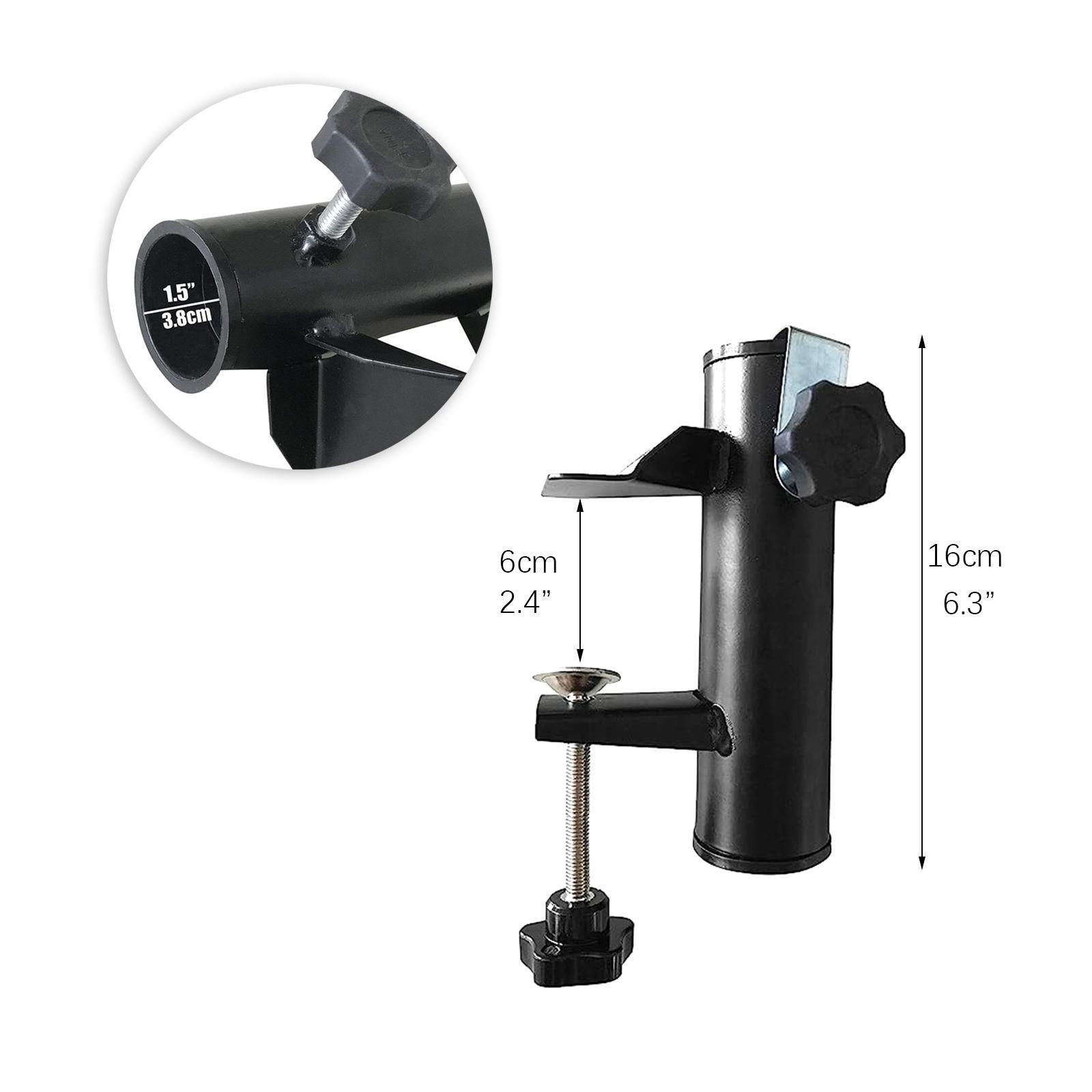 Deck Mount Umbrella Stand Parasol Holder Multipurpose Heavy Duty Fishing Umbrella Mount Clamp Umbrella Holder for Deck for Lawn Boats Patio