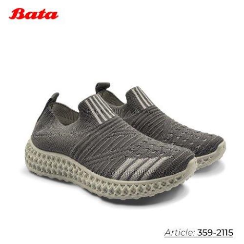 Giày sneaker trẻ em Thương hiệu Bata màu xám 359-2115