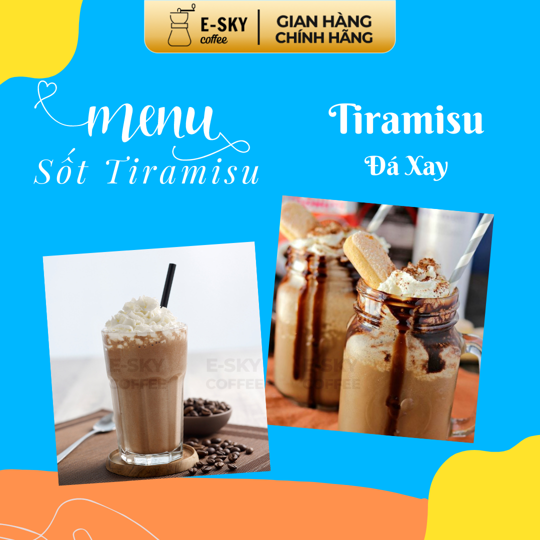 Sốt Tiramisu Pomona Tiramisu Sauce Nguyên Liệu Pha Chế Cà Phê Trà Sữa Hàn Quốc Chai 1.9kg