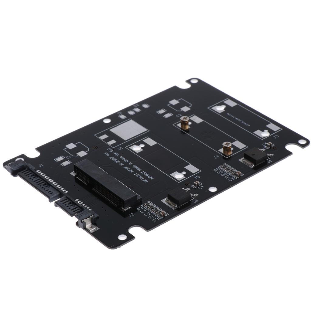 Mini mSATA SSD to 2.5'' SATA 3.0 Adapter Card & Case 7 mm Thickness