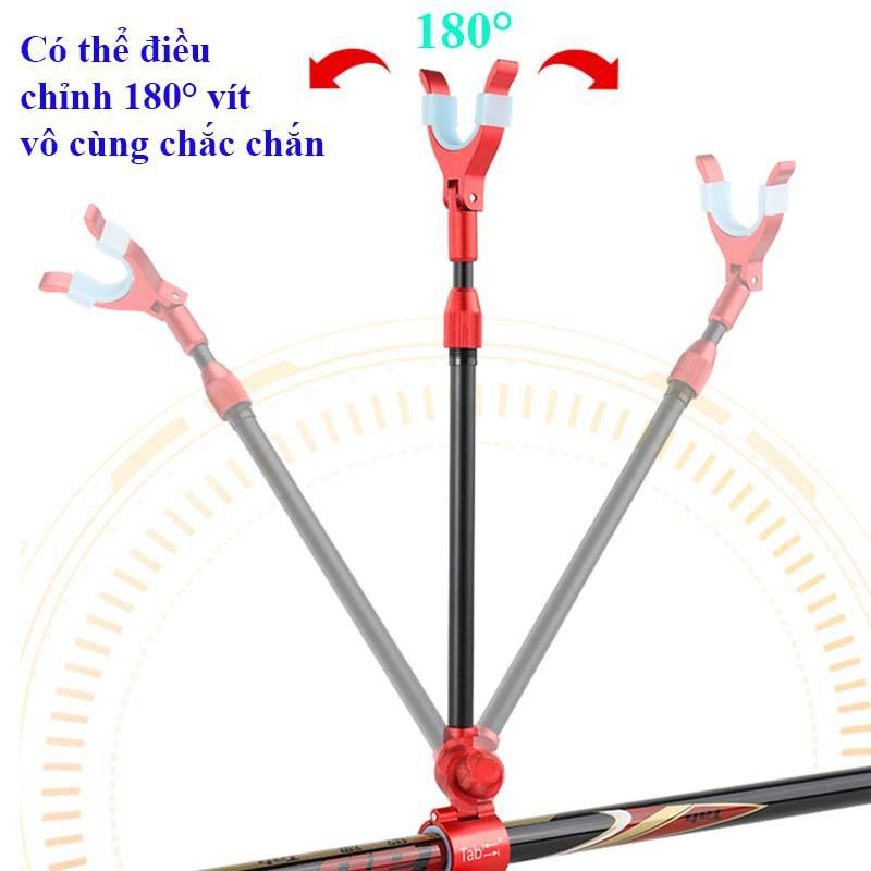 Ngoe Chống Cần Câu Đài, Gác cần Câu cá , câu Đơn Carbon Cao Cấp Siêu Bền LK-8