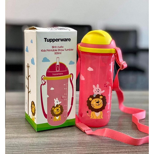 Bình Nước Kids Printable Straw Tumbler 500ML