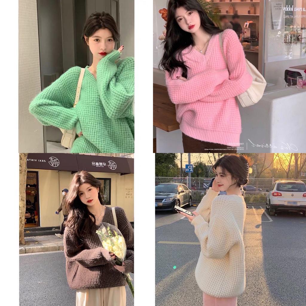 Áo Sweater chất len dày sụ khách ơi
