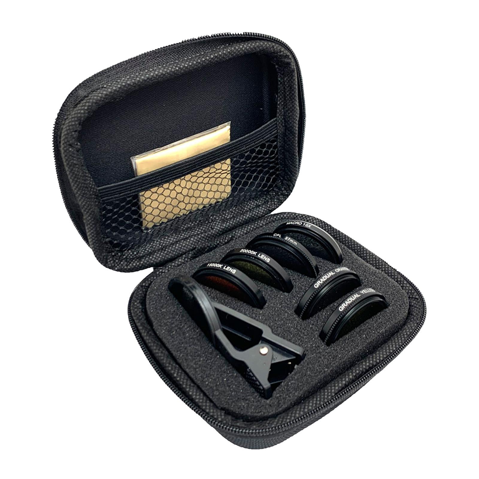 10 in 1 Kit Coral Lens Filter Kits for Phone Professional Photography
