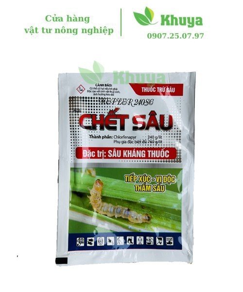 Thuốc trừ sâu KEPLER 240SC CHẾT SÂU 25ml Sâu kháng