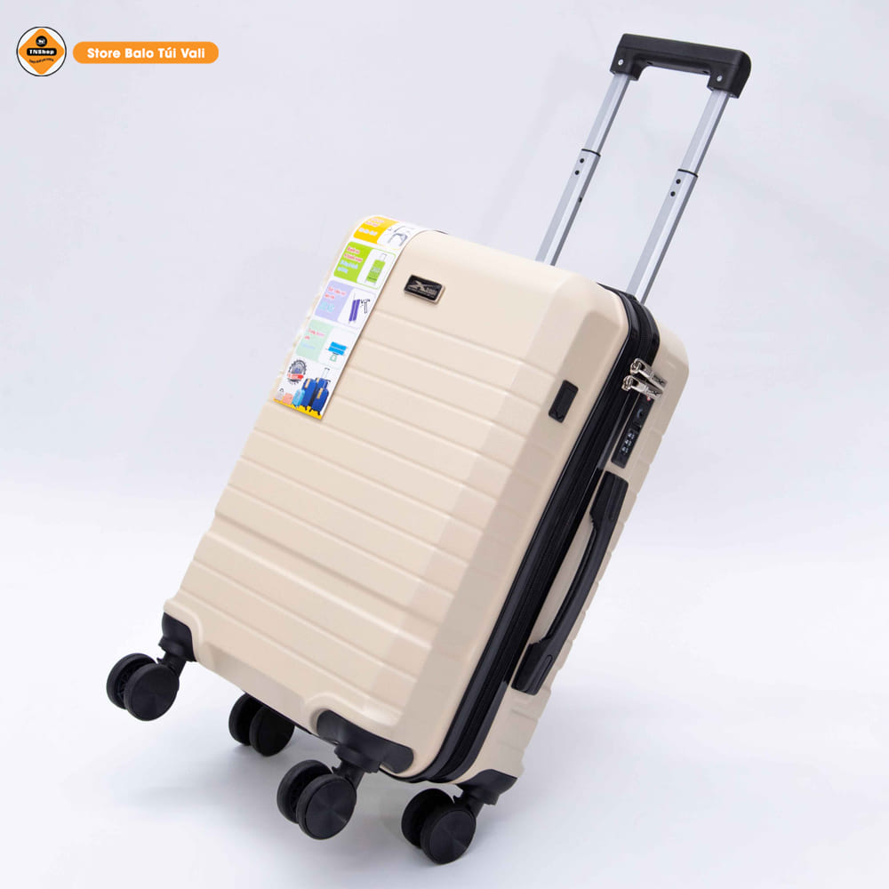 Vali Du Lịch Cao Cấp Xbags White Titan Pro XB 6105 – Nhựa ABS Chống Va Đập, Khóa TSA Mỹ, Cổng USB Tiện Lợi, Bánh Xe Êm Mượt, Sang Trọng Đẳng Cấp!