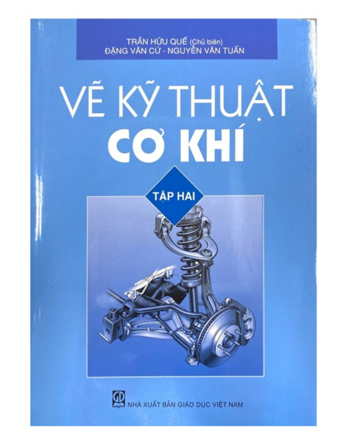 Sách - Combo Vẽ kỹ thuật cơ khí tập 2 + bài tập