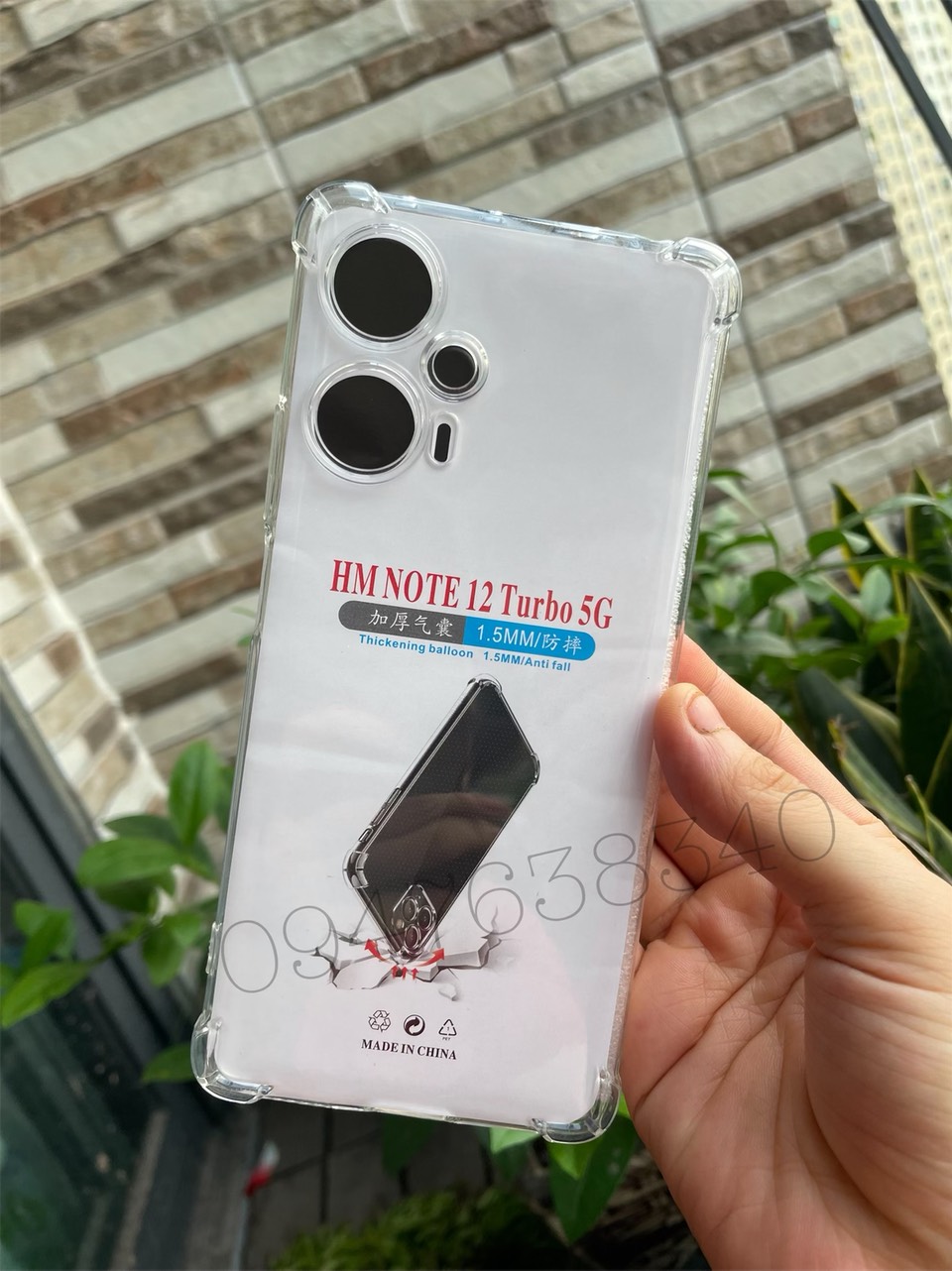 Ốp lưng dẻo cho Xiaomi Redmi Note 12 Turbo chống sốc 4 góc trong suốt , bảo vệ Camera