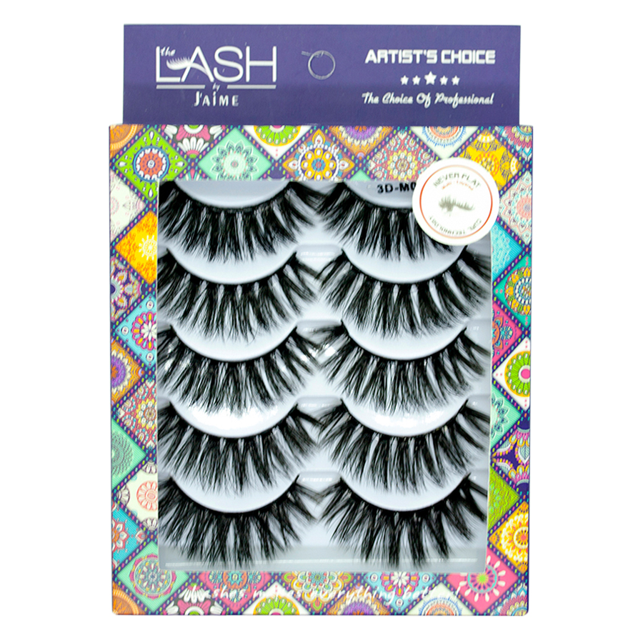 5 Cặp Hộp 5 Cặp Lông Mi Lụa 3DM08/Pretty Sunny Multi-Pack The Lash by J'aime