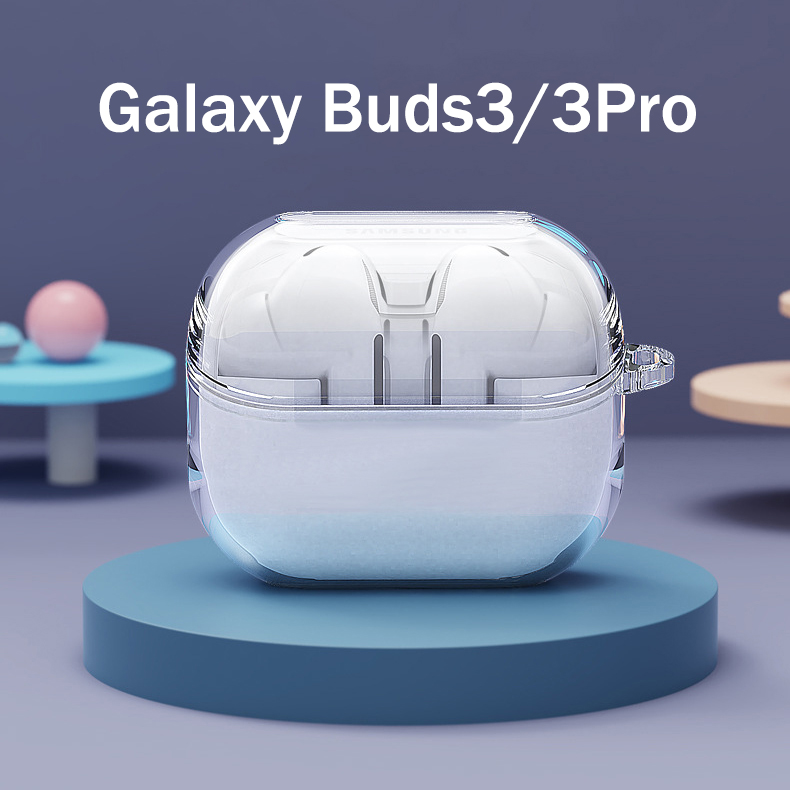 Bao Case Ốp Bảo vệ TPU Trong Suốt cho Samsung Galaxy Buds 3 / Buds 3 Pro - Hàng Chính Hãng