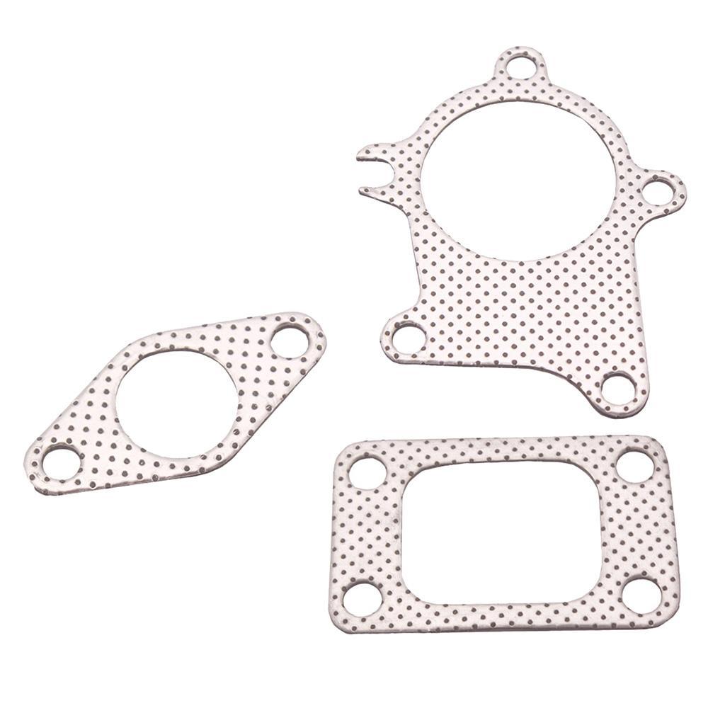 2- T3/T4 5 Turbocharger Downpipe Gasket For Universal