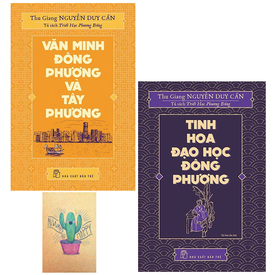 Combo Văn Minh Đông Phương Và Tây Phương và Tủ Sách Triết Học Phương Đông - Tinh Hoa Đạo Học Đông Phương