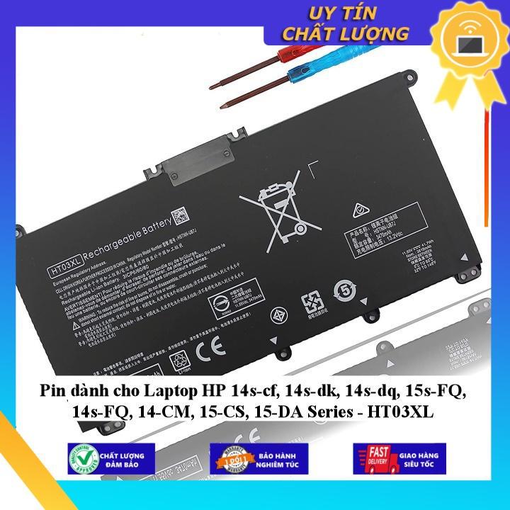 Pin dùng cho Laptop HP 14s-cf 14s-dk 14s-dq 15s-FQ 14s-FQ 14-CM 15-CS 15-DA Series - HT03XL - Hàng Nhập Khẩu New Seal