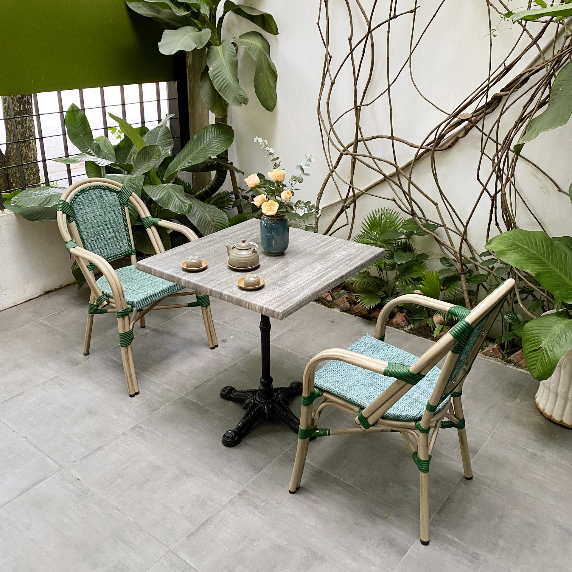 Ghế Cafe Ngoài Trời Giả Cổ GTL-GC082