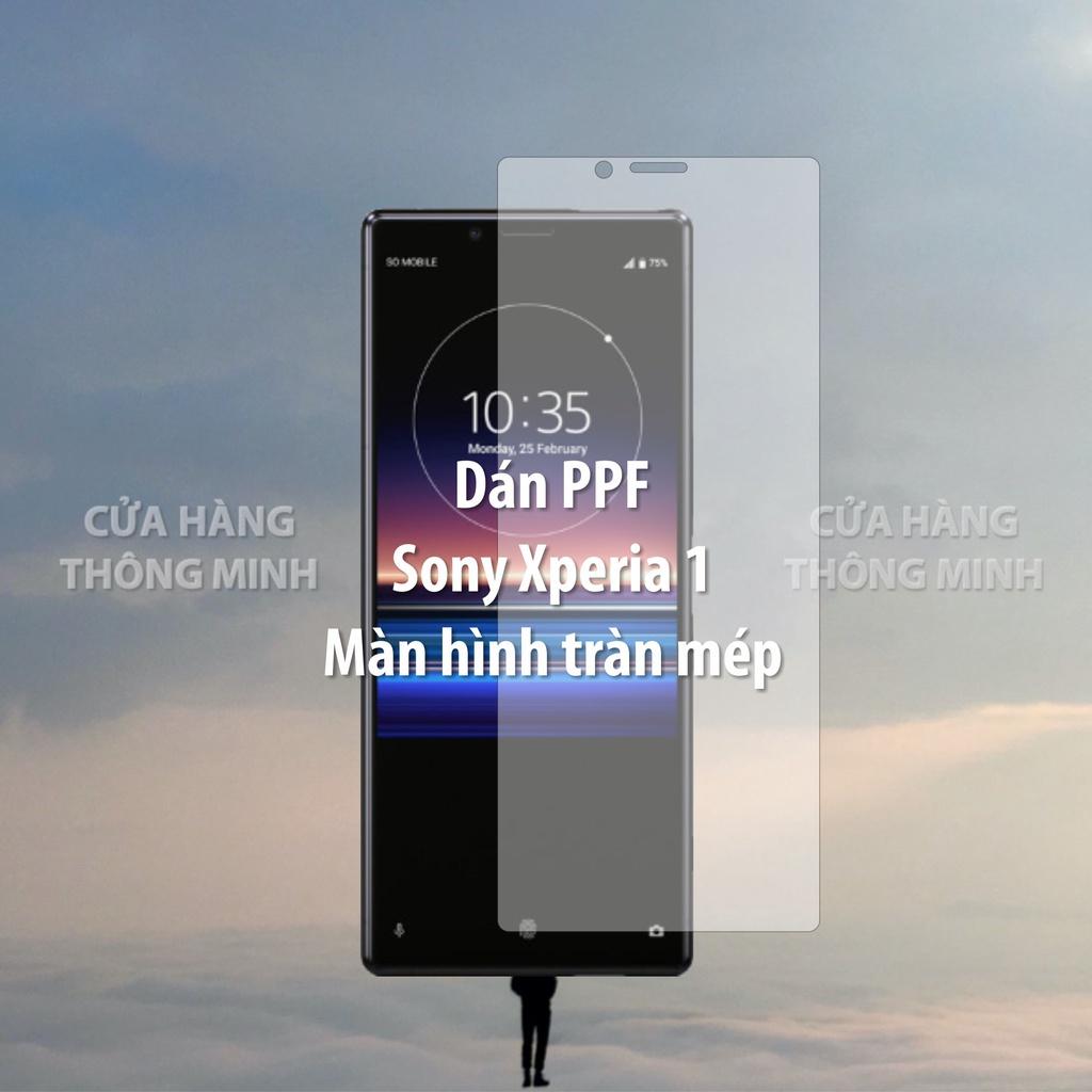 Tấm dán dành cho Sony Xperia 1 dán PPF mặt trước, dán mặt sau, dán màn hình, dán mặt lưng Full viền chuẩn