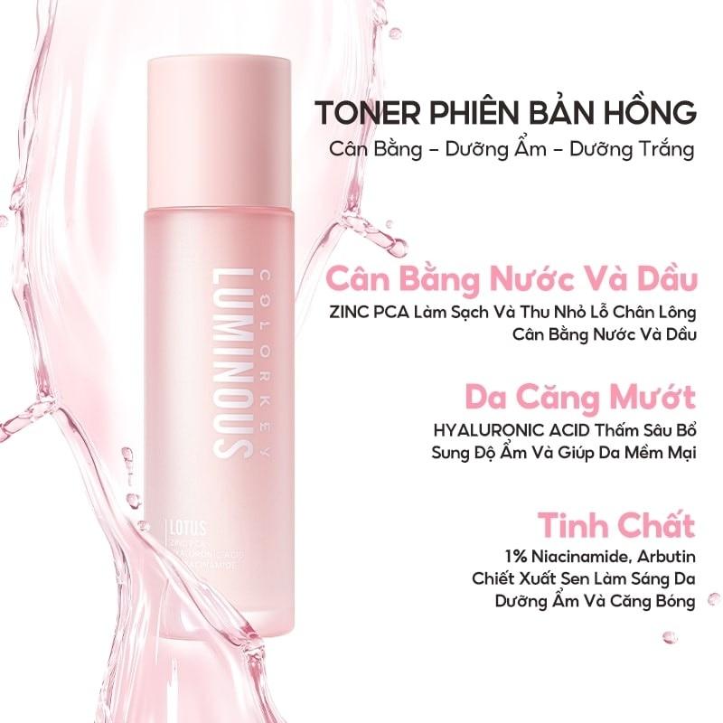 Nước Cân Bằng Colorkey Luminous Toner 100ml