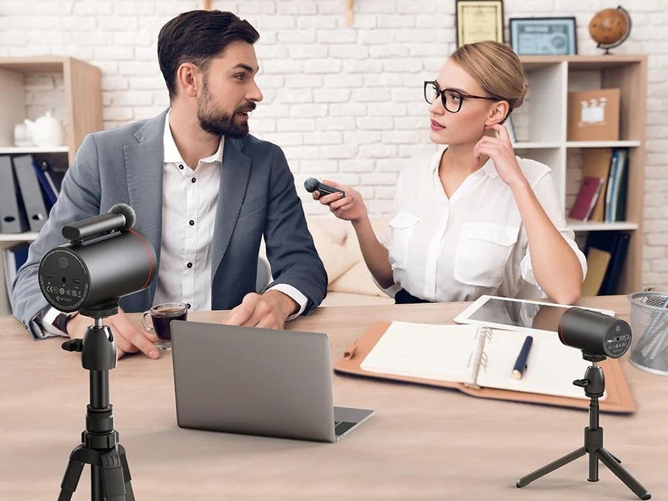 Emeet Streamcam One (Gen 2) - Webcam LiveStream Không Dây, Kết Nối Wifi, Micro Từ Tính Kép, Thời Lượng Pin 8 Giờ - Hàng chính hãng