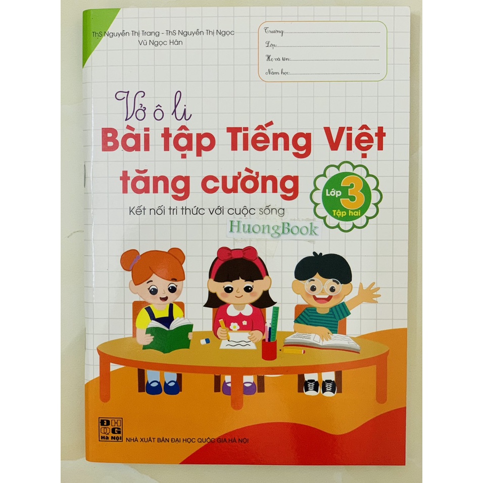 Sách - Vở Ô li Bài Tập Tiếng Việt Tăng Cường lớp 3 - tập 1