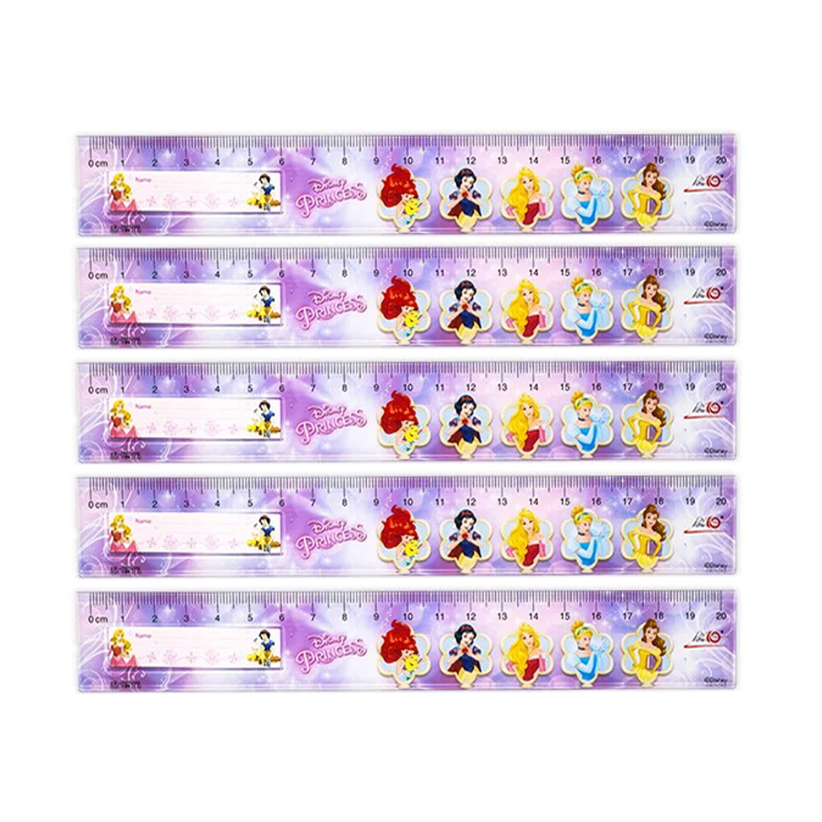 Thước Thẳng 20Cm Thiên Long Điểm 10 Disney Princess Sr - 029Pr - Combo 5