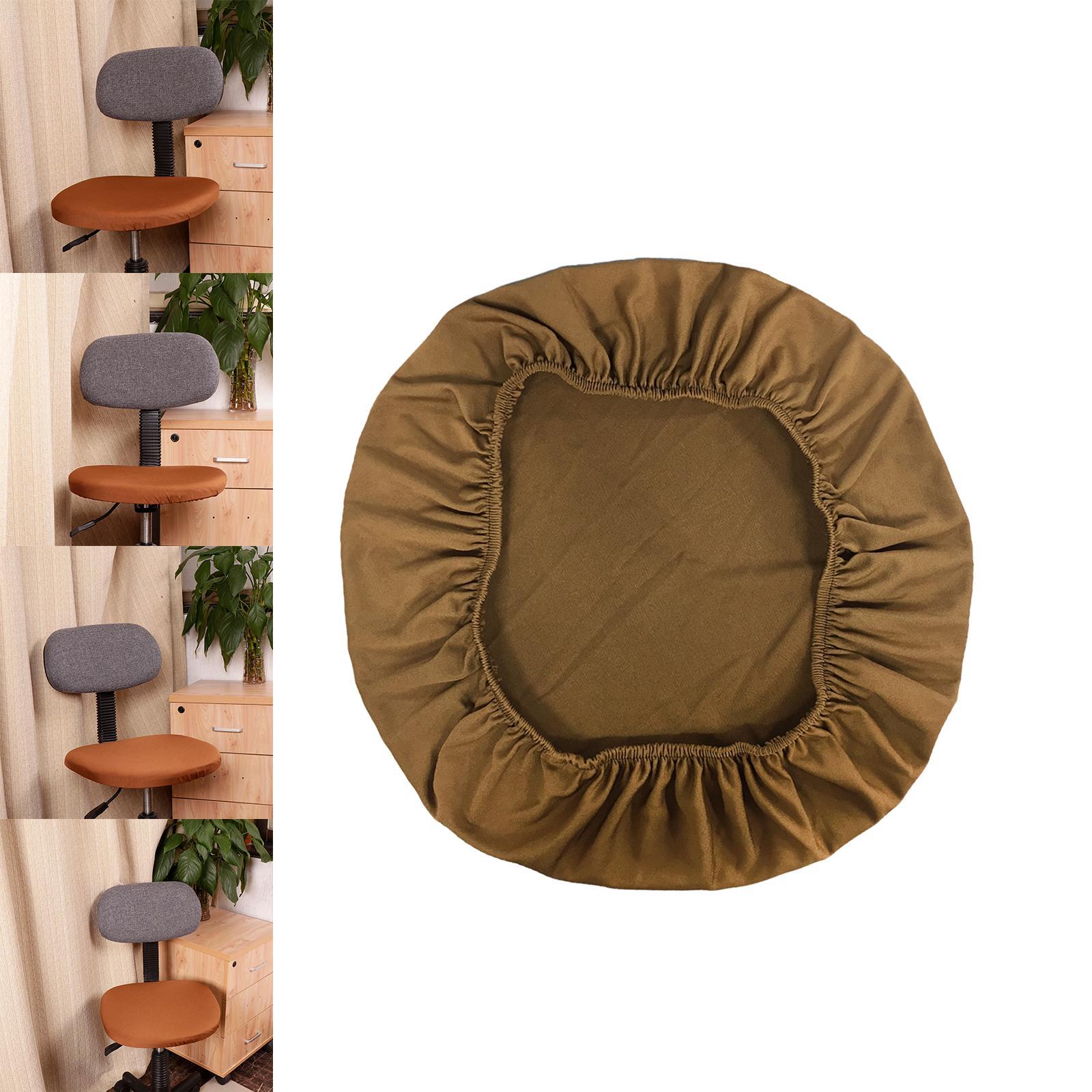 6pcs Round Chair Seat Cushion Cover Mat Protector Bar Stool Pad Slipcovers