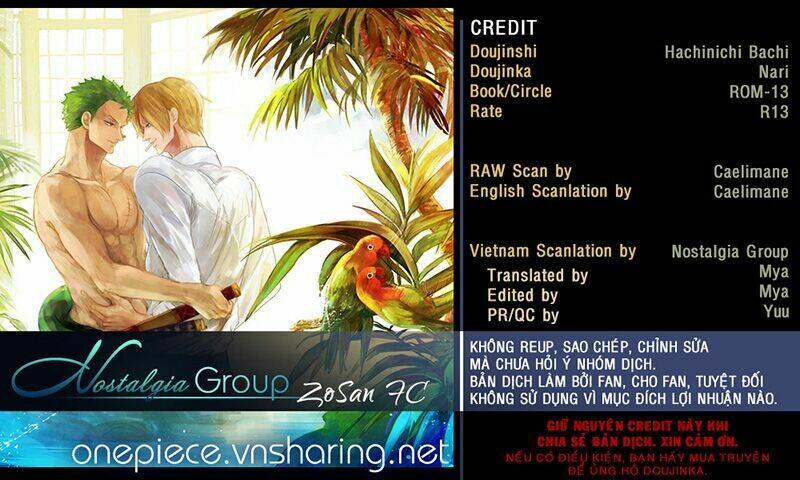 vua cướp biển dj - zoro và sanji chapter 1 1