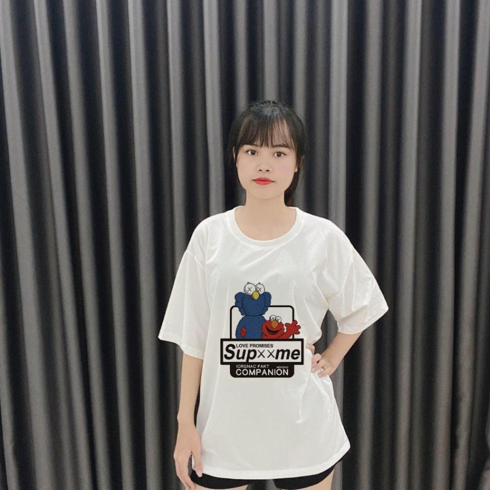 Áo Thun Tay Lỡ In Kaws Supxxme