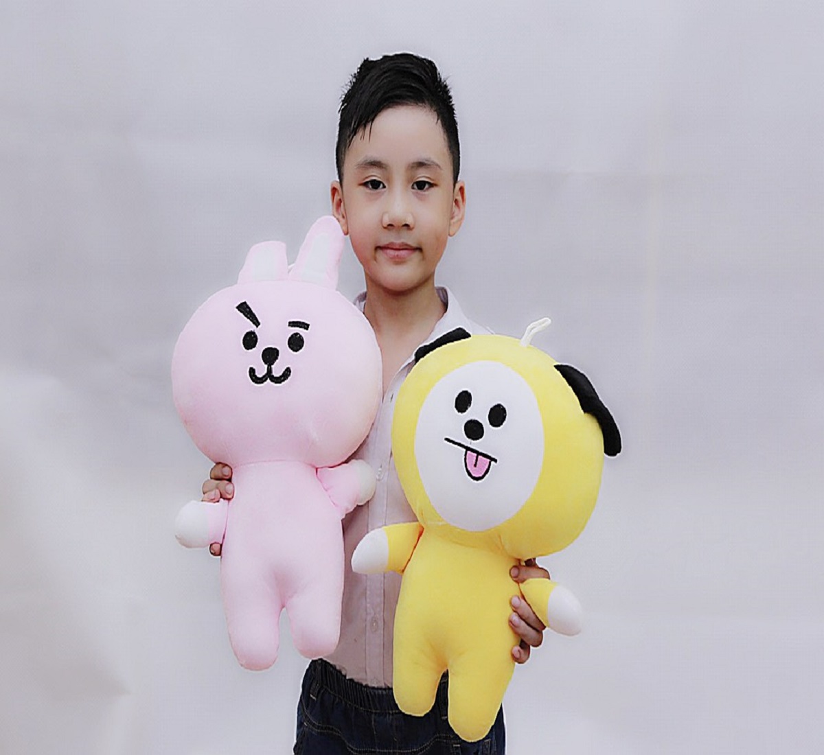 Combo 2 Gấu bông cao cấp BTS Chimmy và Cooky