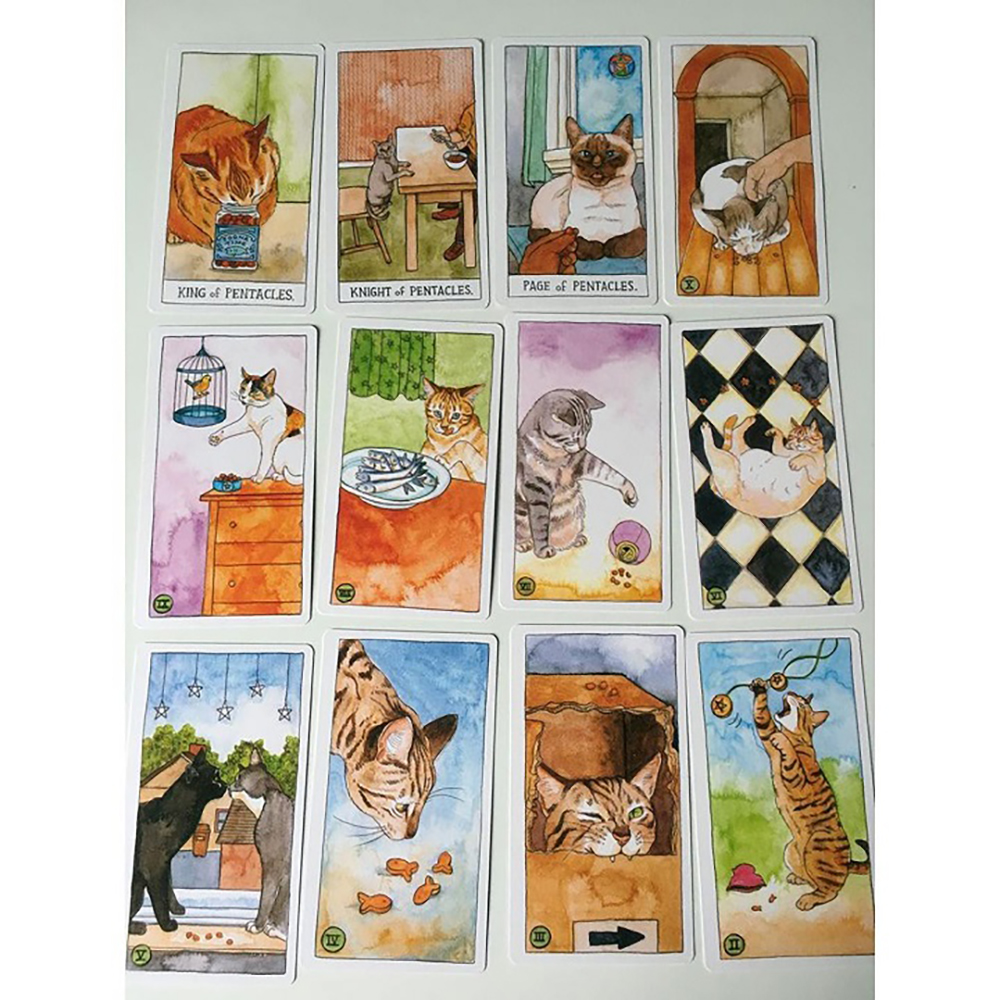 Bài Tarot Cat Tarot Đá Thanh Tẩy