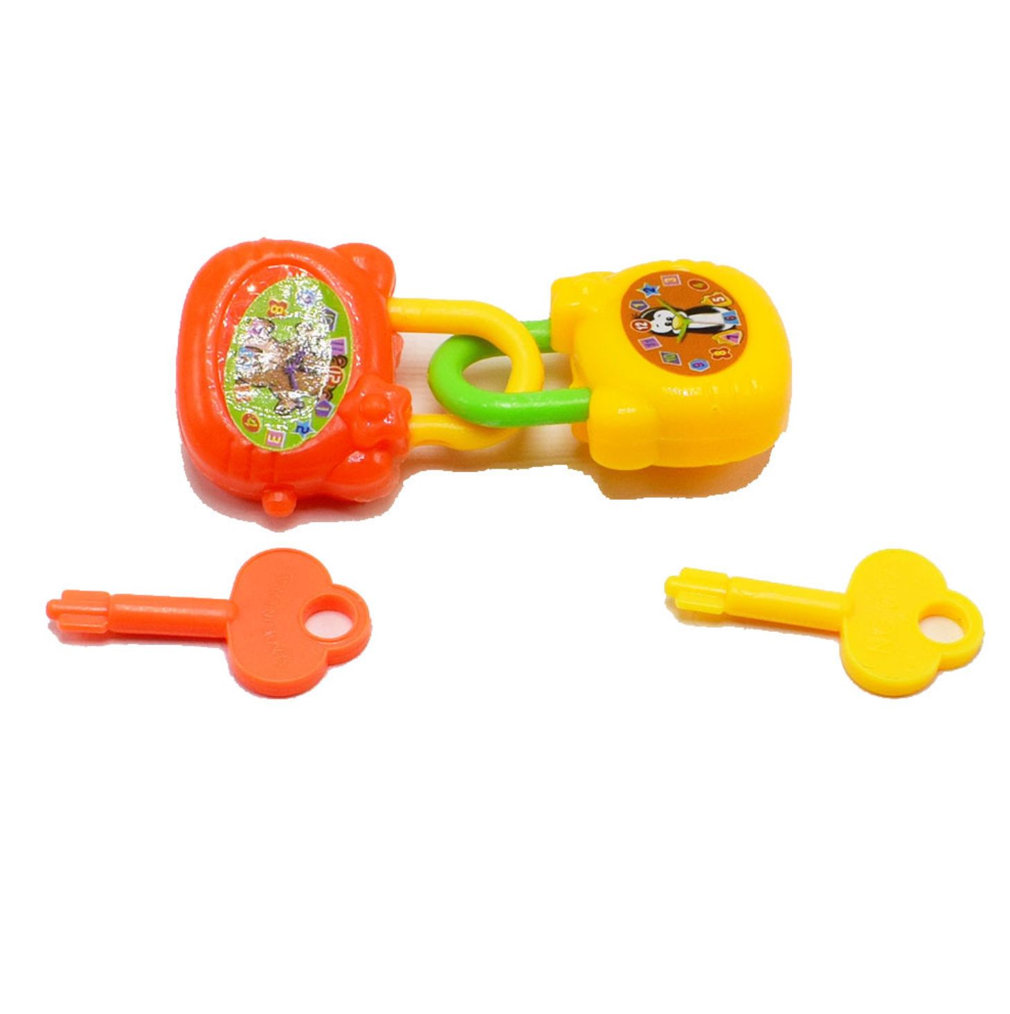Khóa mini bằng nhựa cho bé - Giao màu ngẫu nhiên