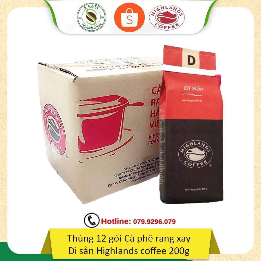 Mua 3 gói tặng 1 gói Cà phê Rang xay Di sản Highlands Coffee 200g