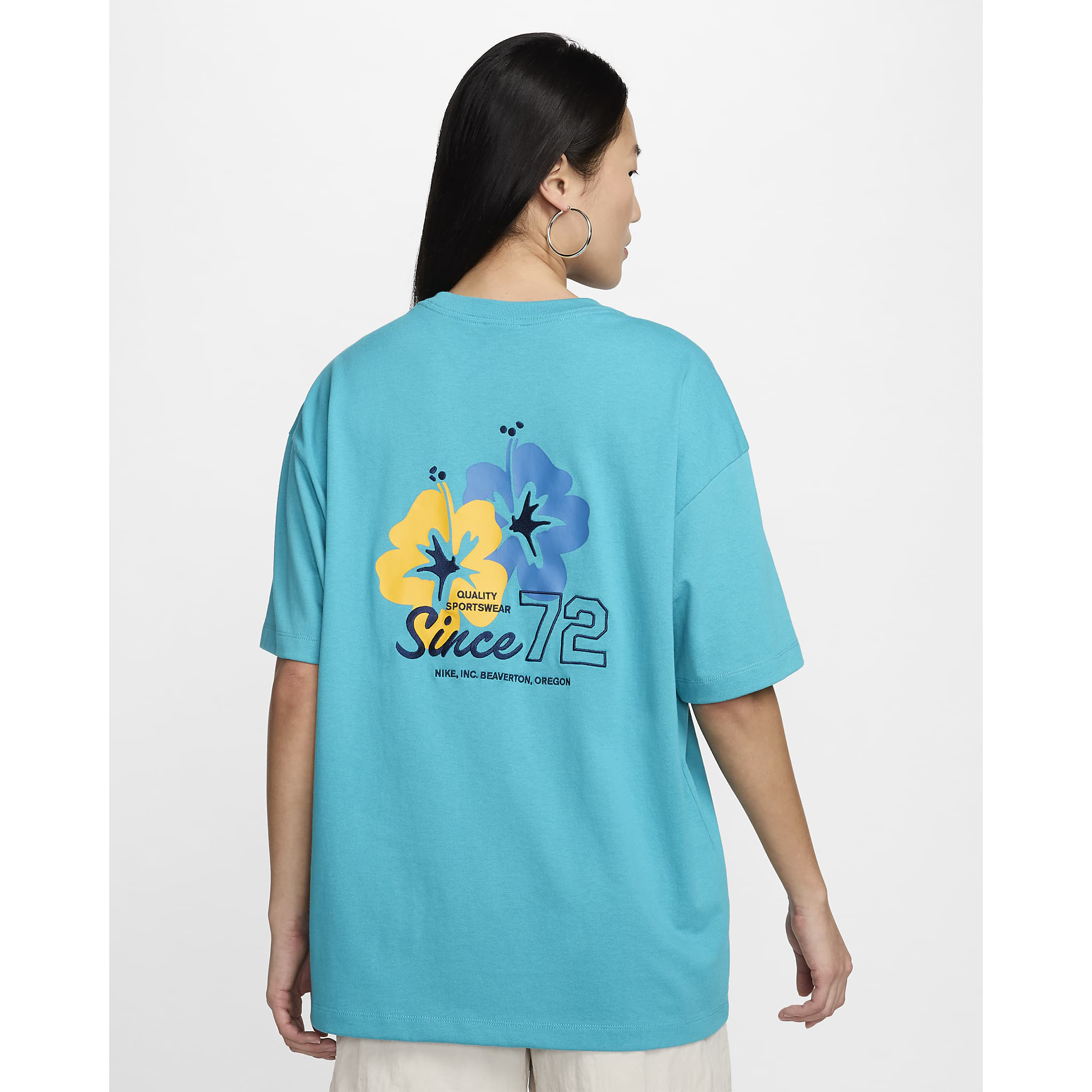 Áo tay ngắn thời trang Nữ NIKE AS W NSW TEE OS NCPS