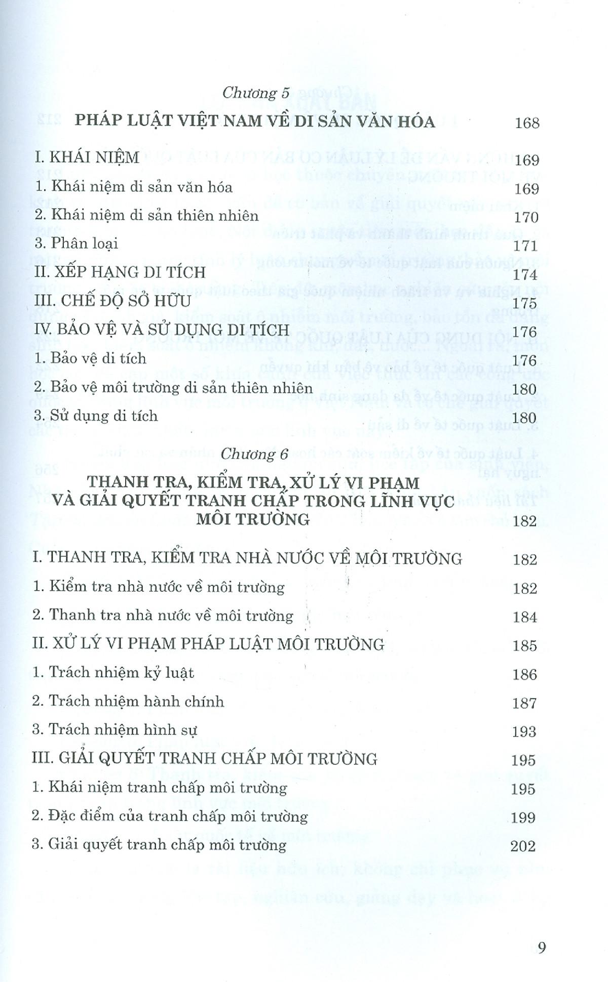 Tập Bài Giảng Luật Môi Trường