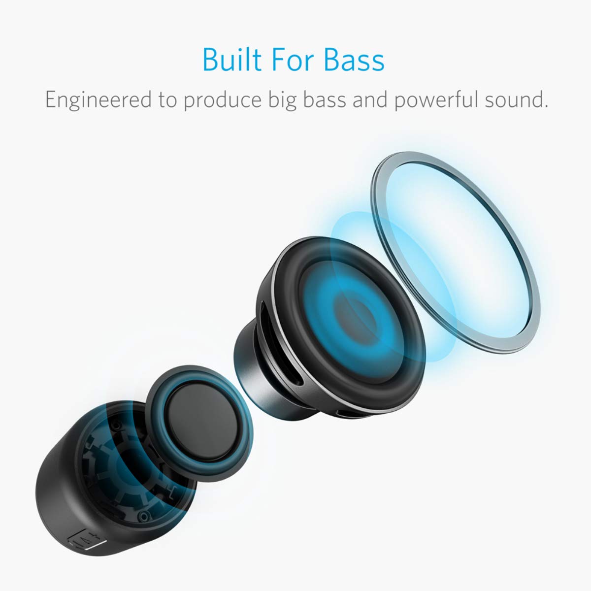 Loa bluetooth di động ANKER SoundCore Mini Stereo Speaker (Đen) - Hàng Nhập Khẩu