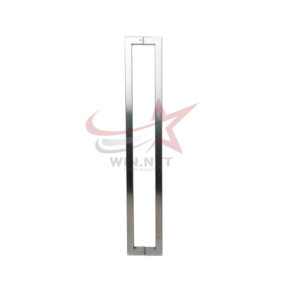 Tay Nắm Cửa Kính Cường Lực, Cửa Nhôm - Tay Inox Vuông 304