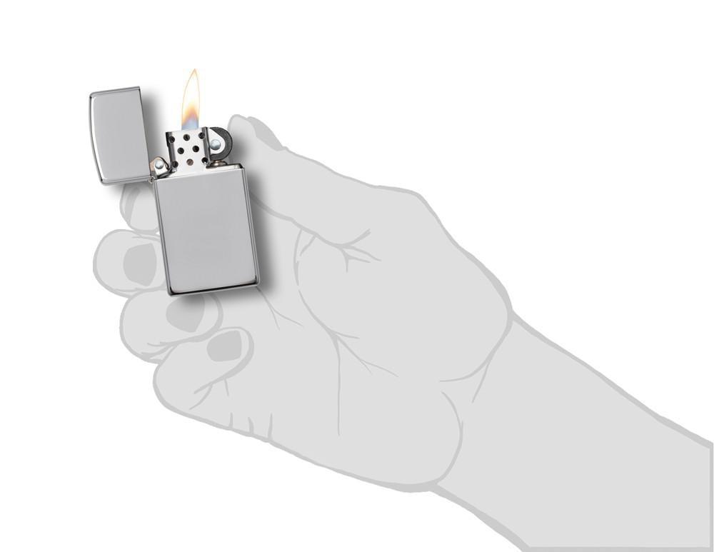 Bật Lửa Zippo Slim High Polished Chrome 1610