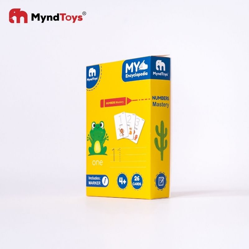 Đồ Chơi Giáo Dục Myndtoys - Thẻ Học Chữ Cái và Số Đếm Dành Cho Các Bé Trên 4 Tuổi